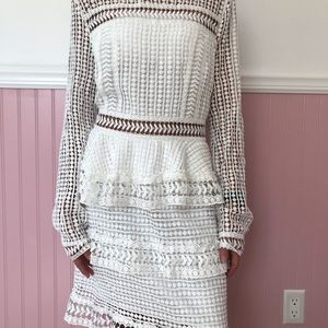 Endless Rose white lace dress